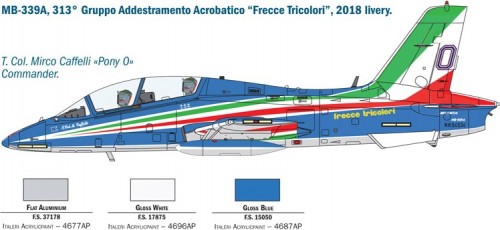 ITALERI MB-339A P.A.N. 2018 Livery (1:72)