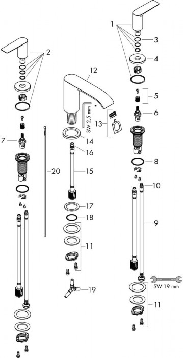 Hansgrohe Vivenis 75033000