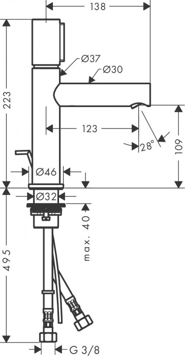 Axor Uno 45010000