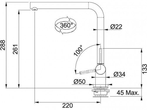 Franke Neptune Style Window 115.0263.158