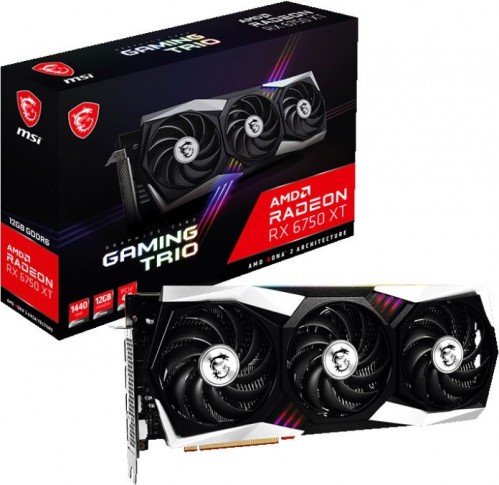 MSI Radeon RX 6750 XT GAMING TRIO 12G