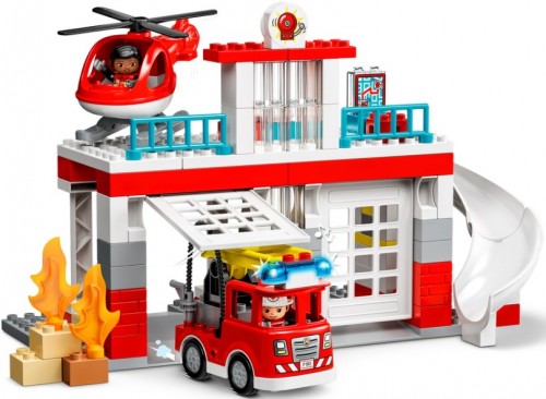 Lego Fire Station and Helicopter 10970