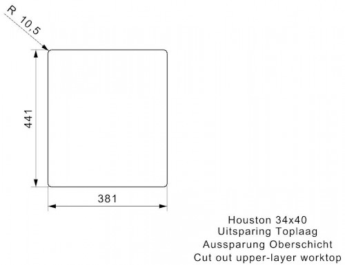 Reginox Houston 34x40 R32862