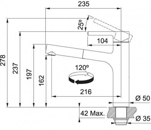 Franke Centro Window Pull Out 115.0600.138