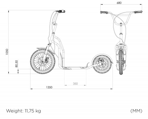 Stiga Air Scooter 16"