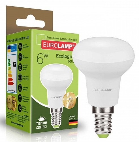 Eurolamp LED EKO R50 6W 3000K E14