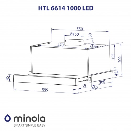 Minola HTL 6614 BLF 1000 LED