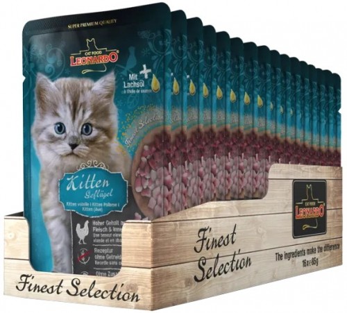 Leonardo Finest Selection Kitten Poultry 16 pcs