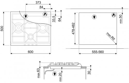 Smeg SR264XGH2