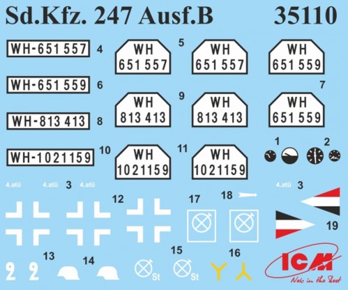 ICM Sd.Kfz. 247 Ausf.B with Crew (1:35)