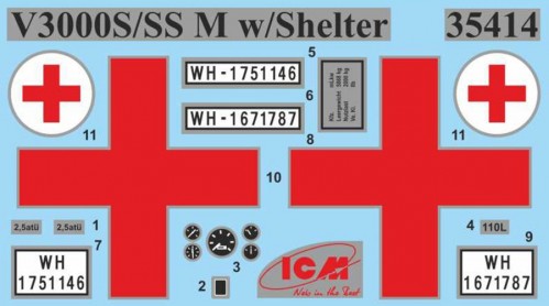 ICM V3000S/SS M Maultier with Shelter (1:35)