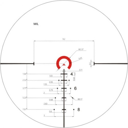 XD Precision Black-C.Q.B 1-6x24 BDC