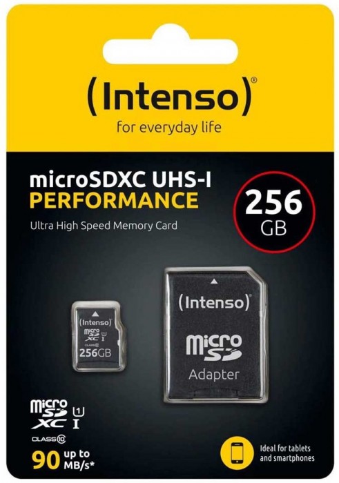 Intenso microSDXC Card UHS-I Performance 256Gb