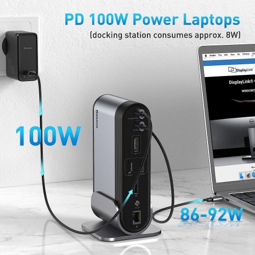 BASEUS Multifunctional Working Station Four-Screen