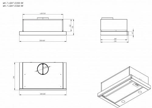 Akpo WK-7 Light ECO RK 700 60 BK