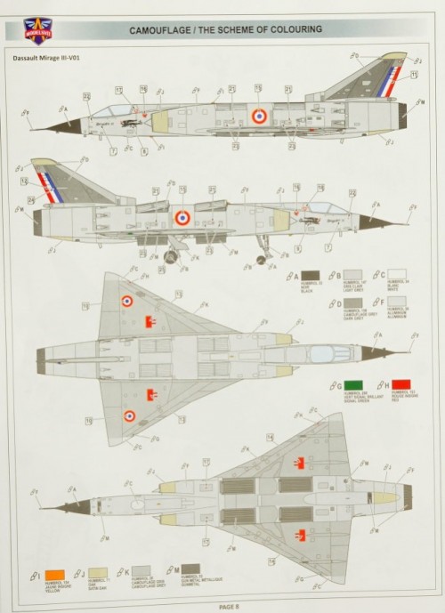 Modelsvit Mirage III V-01 French VTOL (1:72)