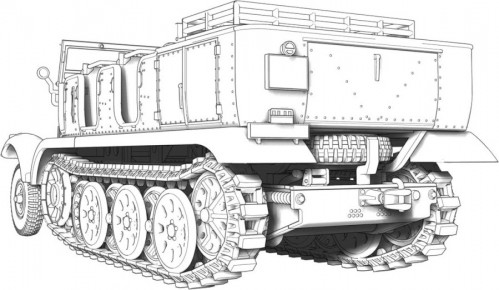 Ace Zugkraftwagen Sd Kfz.6/1 (1:72)