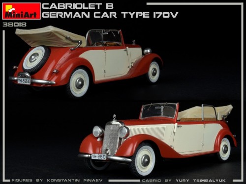 MiniArt Cabriolet B German Car Type 170v (1:35)