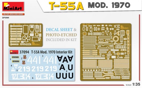 MiniArt T-55A Mod. 1970 Interior Kit (1:35)