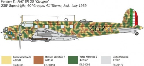 ITALERI FIAT BR.20 Cicogna (1:72)