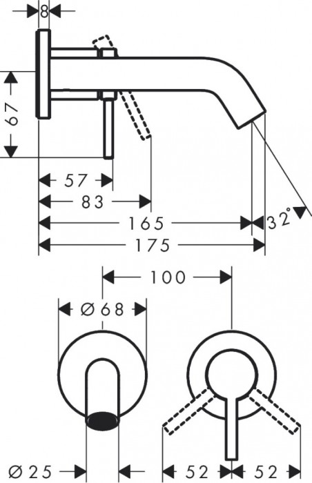 Hansgrohe Tecturis S 73350000