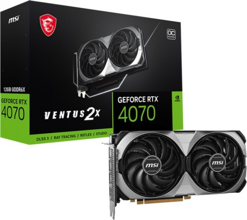 MSI GeForce RTX 4070 VENTUS 2X E 12G OC