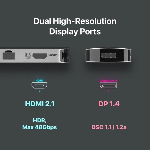 ADAM Elements CASA HUB X DP USB-C 8K 10-in-1 Hub