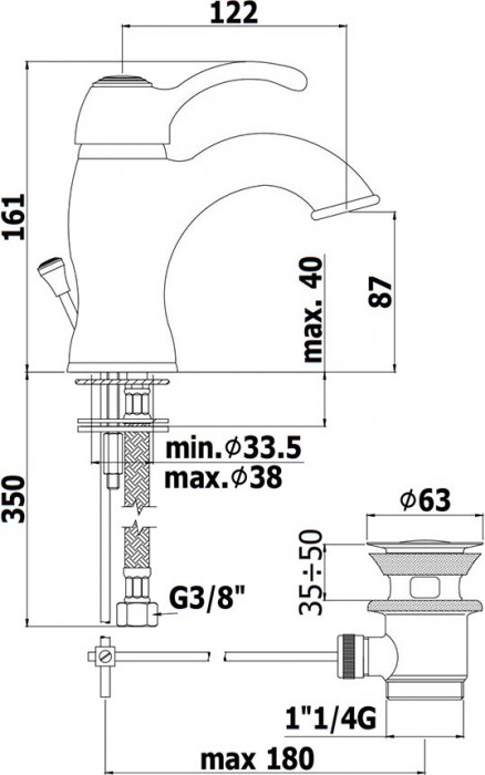 Paffoni Flavia FA075CR