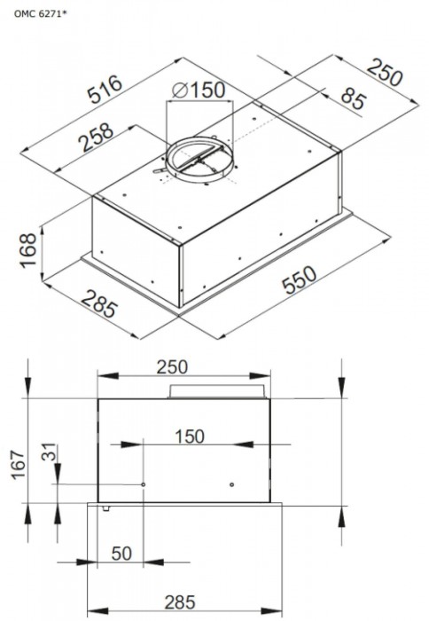 Amica OMC6274B