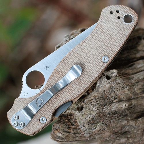 Spyderco Para-Military 2 CruWear Micarta