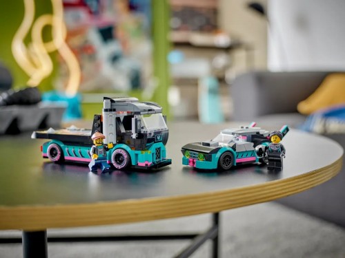 Lego Race Car and Car Carrier Truck 60406