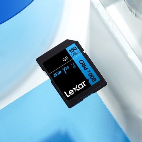 Lexar High-Performance 800xPRO SDHC UHS-I Card BLUE Series 3