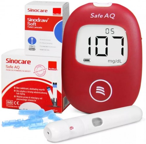 Sinocare Safe AQ Smart + 50 Test Strips