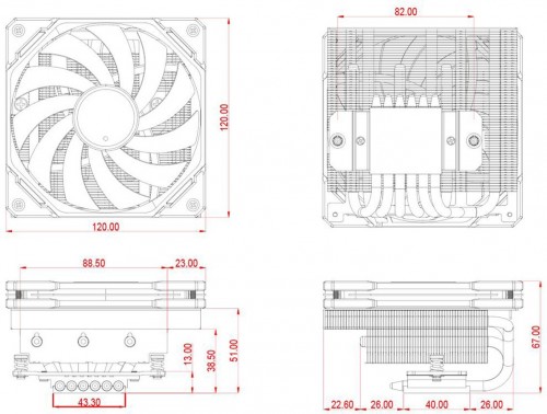 ID-COOLING IS-67-XT Black