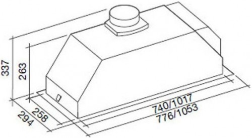 Falmec Gruppo Incasso Plus 105/800 BK