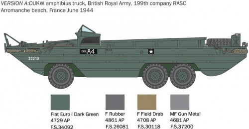 ITALERI DUKW 2 1/2 GMC Truck Amphibious Version (1:35)