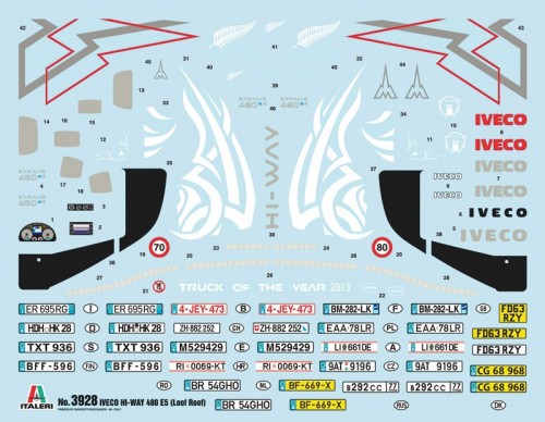ITALERI Iveco Hi-way 480 E5 Low Roof (1:24)