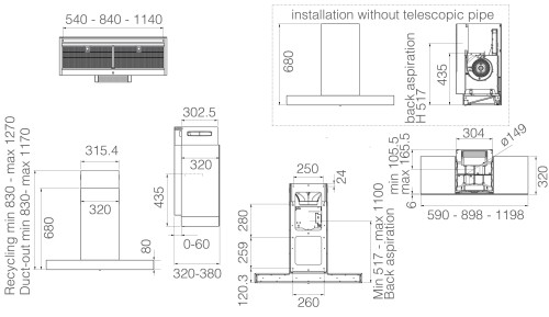 Elica Haiku Dry BL/RO/A/90