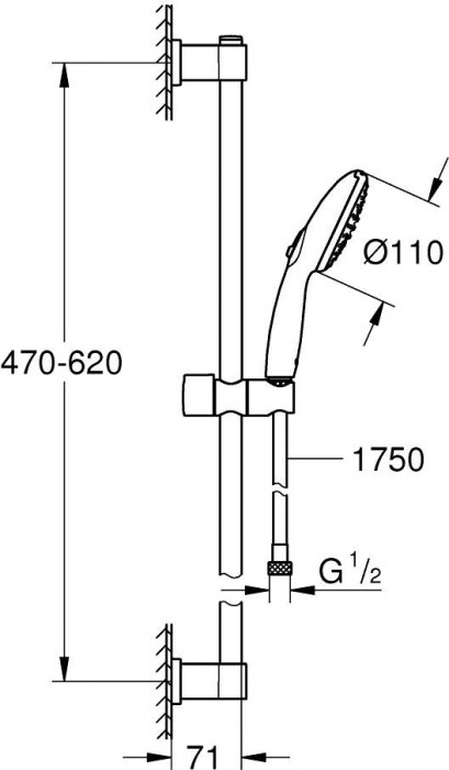 Grohe Vitalio Start 110 27948001