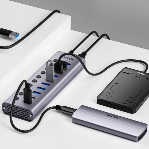 Unitek 10-in-1 Individual Switches Hub