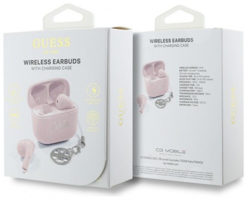 GUESS Glossy Effect Printed Classic Logo & Charm