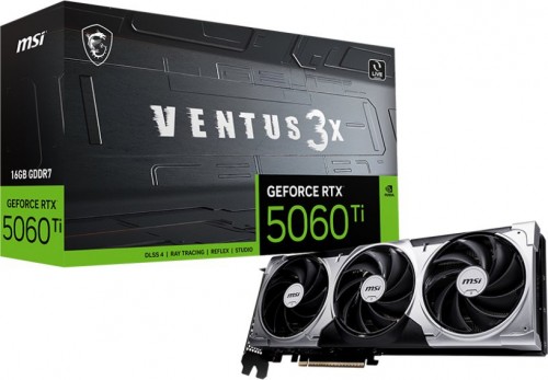 MSI GeForce RTX 5060 Ti 16G VENTUS 3X