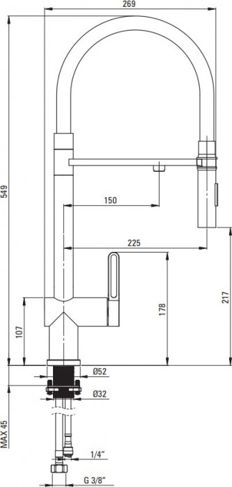 Deante Magnetic BRM 075M