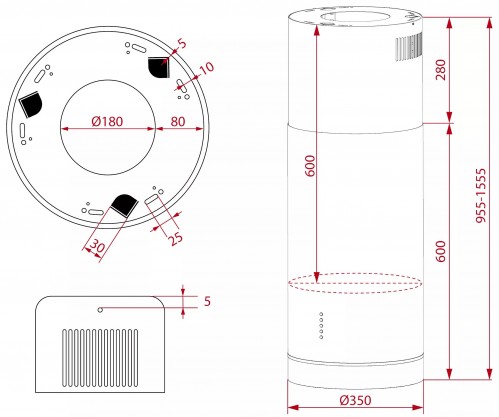 Perfelli Centro 35PEX Inox