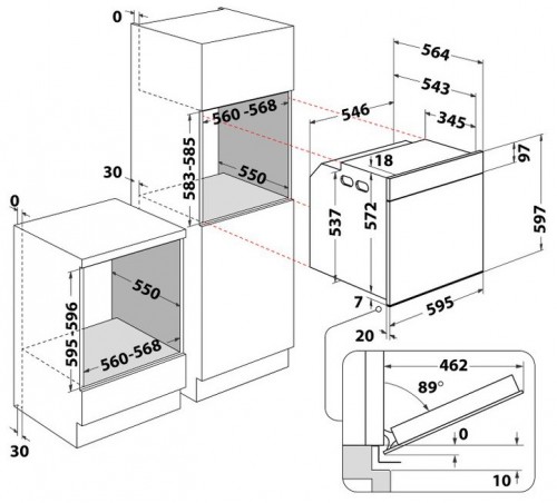 Whirlpool WOI 4S8HM2 SBA