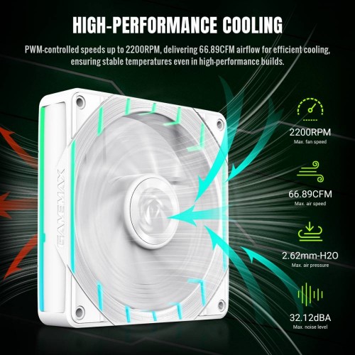 Gamemax Tornado T12 ARGB White