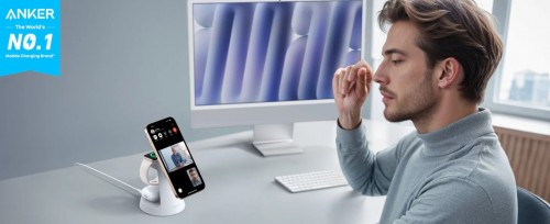 ANKER MagGo Wireless Charging Station 3-in-1 Dock Stand