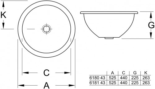 Чертеж с размерами