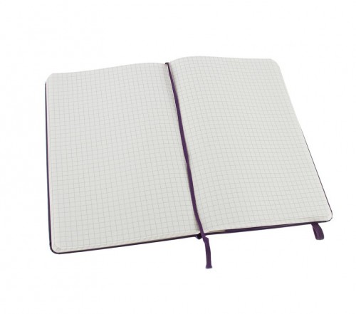 Moleskine Squared Notebook Large Purple