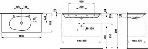 Чертеж с размерами